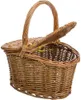 WANDERLUST DECO Brauner Weidenkorb mit Deckel 25x17x13/27h Produktbild-Vorschau 1