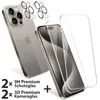 2X Schutzglas (Display + Kamera) für iPhone 15 PRO Produktbild-Vorschau 2