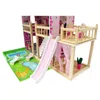4iQ Solid Puppenhaus aus Holz für Kinder Pink mit Produktbild-Vorschau 4