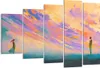 Bild auf Leinwand - Leinwandbild - Menschen Wiese Natur - Produktbild-Vorschau 1