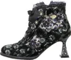 Laura Vita Damen Stiefelette Satinband Strass und Produktbild-Vorschau 7