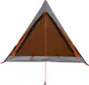 vidaXL Campingzelt 2 Personen Grau und Orange Wasserfest Produktbild-Vorschau 4