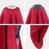 A collage of four close-up images showing details of a red umbrella cover. Produktbild-Vorschau
