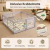 Laufstall Baby mit Matratze, Laufgitter Baby 120x120cm, Produktbild-Vorschau 16