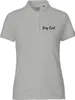 Huuraa Damen Polo Shirt Boy Dad Schriftzug S Sport Grey Bio Produktbild-Vorschau 1
