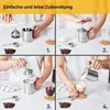 SILBERTHAL Milchaufschäumer Manuell - Edelstahl - 400ml - Produktbild-Vorschau 9