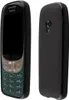 A black TPU protective case for a Nokia 6310 (2021) phone is shown from the front and back. Podgląd zdjęcia produktu