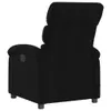 masážne kreslo vidaXL Black Fabric Náhľad obrázku produktu 6