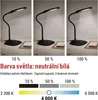 LED stolní lampa STELLA, černá Náhled obrázku produktu