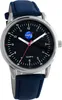 NASA Herrenarmbanduhr mit Lederarmband Astronaut Weltall Produktbild-Vorschau 1