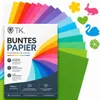 100x Buntpapier A4 Buntes Papier 140 g/m² - Bastelpapier Produktbild-Vorschau 1