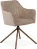 finori Ray 70A Stuhl, 2er-Set, Microfaser Vintage + Teddy Produktbild-Vorschau 1