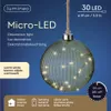 Lumineo LED Kugel grün/ warmes weiss 14cm Produktbild-Vorschau 3