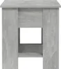 Tavolino vidaXL grigio cemento 101x49x52 cm in materiale Anteprima dell’immagine prodotto 7