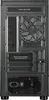 The back view of a computer tower case, showing ports and ventilation. Produktbild-Vorschau