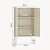 Credenza alta "Viitasaari" 150 x 80 x 40 cm, mobile da Anteprima dell’immagine prodotto 3