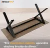 MetaloPro Belaga Pieds de table avec colonne centrale, Voir les images du produit 6