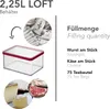 Rotho Vorratsdose mit Deckel Loft 2,25 L - Aufbewahrungsbox Produktbild-Vorschau 3
