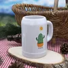 Mr. & Mrs. Panda Krug Kaktus Sonne - Weiß - Geschenk, Produktbild-Vorschau 3