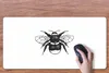 MuchoWow® Schreibtischunterlage Hummel - Botanisch - Retro Produktbild-Vorschau 3