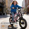 A13 E-Bike MTB Fatbike Rosa 16 Zoll,Kompaktes Produktbild-Vorschau 2