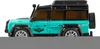 AMEWI 22679 Amewi RC Geländewagen Die Cast 1:64 RTR petrol  Vista previa de la imagen del producto 5