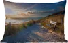 MuchoWow® Outdoor Kissen - Sonnenuntergang - Strand - Düne Produktbild-Vorschau 1
