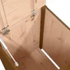 vidaXL Cassettone per lavanderia marrone miele 44x44x66 cm Anteprima dell’immagine prodotto 9