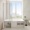 Jopassy Faltwand Badewanne Badewannenaufsatz Duschwand 180° Produktbild-Vorschau 1
