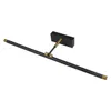 MasterLED LED Spiegelleuchte 46cm Schwarz-Gold 9W Produktbild-Vorschau 3