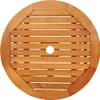 vidaXL Tavolo da giardino pieghevole Ø60x75 cm in legno Anteprima dell’immagine prodotto 19