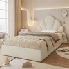 A child's bedroom with a bed, nightstand, and window. Voir les images du produit