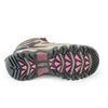 The image shows the sole of a brown KEEN Targhee III Mid WP women's hiking boot. Voir les images du produit