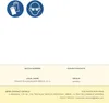 This image contains safety icons and contact details for a product. Anteprima dell’immagine prodotto