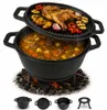HAGE Dutch Oven Gulaschkessel aus Gusseisen mit Produktbild-Vorschau 1