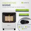 Juskys Keramik Gasheizung GS42US - Weiß - 4200 Watt mit 3 Produktbild-Vorschau 3