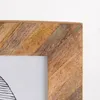 Ramka na zdjęcia z drewna mango PATCHWORK, 19 x 24 cm Podgląd zdjęcia produktu 3