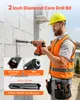 Trépan de carottage VEVOR Couronne de forage φ 51 mm 241 mm Voir les images du produit 2