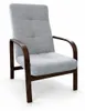 Fotel Nordic Comfort wypoczynkowy salon drewno orzech Podgląd zdjęcia produktu 1