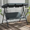 Outsunny Hollywoodschaukel mit Sitzpolster, 3-Sitzer Produktbild-Vorschau 2