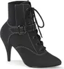 DREAM-1022 Damen Booties von Pleaser Pink Label, Schwarz EU Produktbild-Vorschau 1
