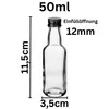 96x kleine Flaschen zum Befüllen 50ml  für Ingwer Shot, Produktbild-Vorschau 2