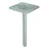 A single metal post anchor with a square base and a ribbed post is shown against a white background. Produktbild-Vorschau