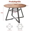 INONEFT Eettafel Rond 120cm, Eettafels, Tafel, Productafbeelding-voorbeeld 4