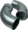 Two metal elbows for pipes are shown against a white background. Produktbild-Vorschau