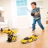 Dálkově ovládané auto robot 2v1 transformace rc drift led Náhled obrázku produktu 3