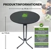 2x Stehtisch klappbar Ø 70 cm Höhe 110 cm Stahl Gastrotisch Produktbild-Vorschau 2