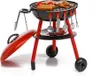 Paradiso Toys barbecue giocattolo 50 cm 30 pezzi rosso/nero Anteprima dell’immagine prodotto 3