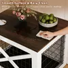 Hundebox Tisch 98x67,3x68,6cm Landhausstil, Doppelfunktion Produktbild-Vorschau 7
