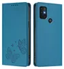 Lederhülle für Motorola Moto G30 / G20 / G10, Schmetterling Produktbild-Vorschau 1